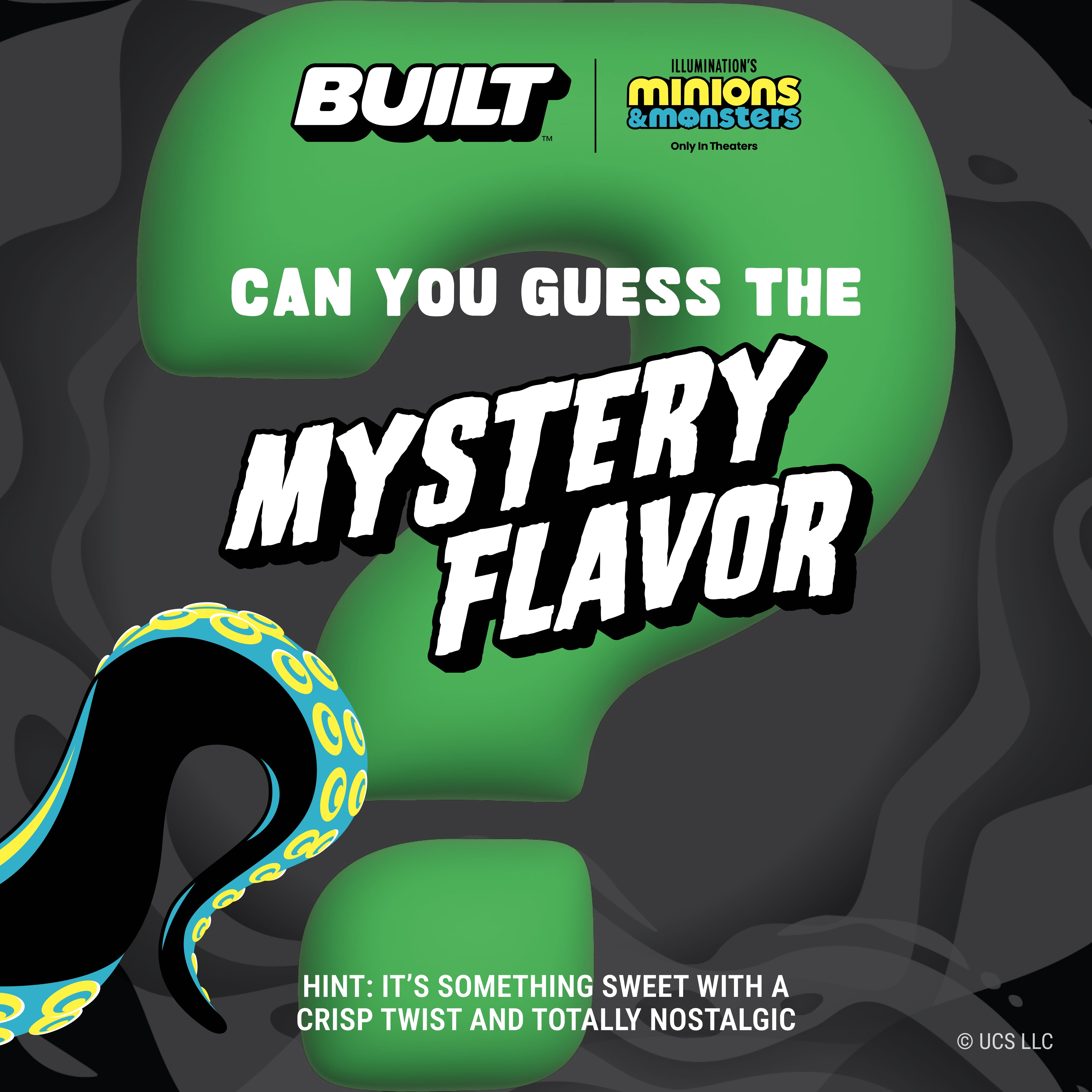 BUILT Puff Protein Bar, Mystery Flavor, 16g Protein, Collagen, 150 Calories, 4 Count Box, 1.48 oz Bars