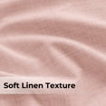 thumbnail image 3 of 100% Blackout Curtains for Bedroom,Set of 2 Panels,96inch Length Faux Linen Thermal Insulated Back Tab Drapes with Room Darkening,50"Wx96"L,LightBlush, 3 of 6