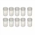 thumbnail image 3 of (10) Edgar Marcus Marque Rond Plastique Transparent (Petits Dollars) Taille Porte-Monnaie Tube de Rangement avec Couvercle à Vis, 3 of 3
