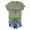 Green, variant on Breezora Womens Couple Cute Short Sleeve Tee Its Almost As Hot As My Husband Out Here Funny Casual Shirt