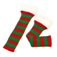 thumbnail image 3 of GreatBaby Women's Fashion Leg Warmers Solid Color Thermal Socks for Adults 80s Ribbed Knit Long for Warmth Ribbed Knit Fabric(Multicolor,Free Size), 3 of 3
