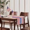 thumbnail image 1 of WHEANG Decorative Table Banner Independence Day Table Runner Holiday Print Vintage Independence Day Decoration Tablecloth Home Decor, 1 of 4