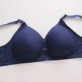 thumbnail image 5 of Sngxgn Women's S uper Soft Bra Underwire Lightly Lined T-Shirt Bra(Blue,48), 5 of 8