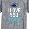 thumbnail image 3 of Lilo & Stitch - I Love Stitch - Men's Short Sleeve Graphic T-Shirt, 3 of 5