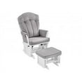 thumbnail image 3 of Suite Bebe Victoria Glider & Ottoman White/Grey, 3 of 4