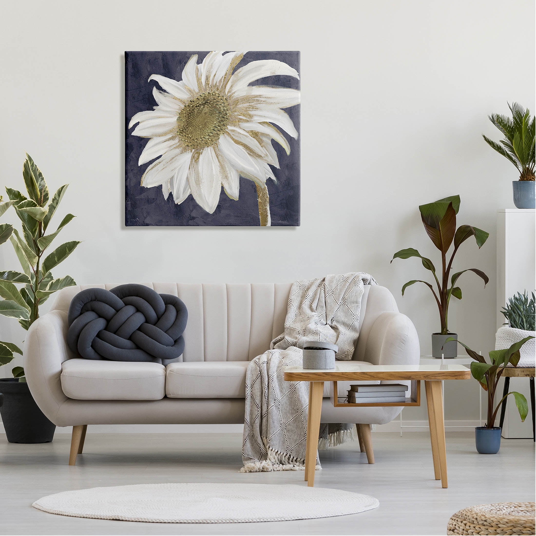Stupell Industries Distressed Daisy Petals Graphic Art Gallery Wrapped Canvas Print Wall Art, Design by Sophie 6