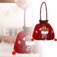 thumbnail image 2 of Holiday Party Drawstring Bags for Festive Celebrations and Present Wrapping with Secure Closure Design, 2 of 6