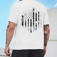 thumbnail image 4 of Vedolay Plus Size Tops For Men Men's Crafted Comfort Tee, Relaxed & Classic Fit,White XXL, 4 of 5