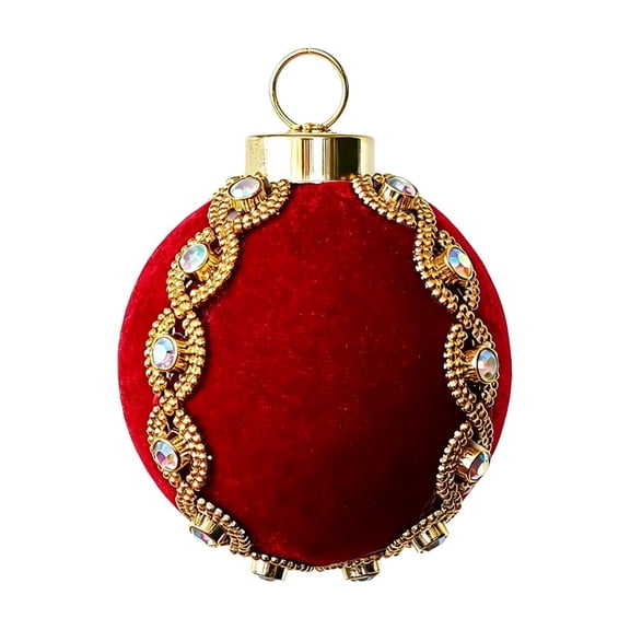 A Jewel Christmas Tree Hanging Decor Ball For Holiday Party And Festive Elegant Celebrations
