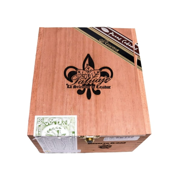 Tatuaje Reserva K222 Empty Wood Cigar Box 6.5" x 5.75" x 4"