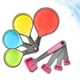 thumbnail image 3 of EeaseMX Juego de tazas medidoras telescópicas de silicona 4 en 1 y cucharas medidoras 4 en 1 con escala, juego de cucharas y tazas medidoras, herramienta de cocina (color aleatorio), 3 of 7
