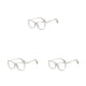 thumbnail image 2 of Sonducket Gafas de ojo de gato Anti luz azul para mujer lentes acrílicos gafas de ordenador gafas de marco grande de lujo para óptica Type4 NO4, 2 of 6