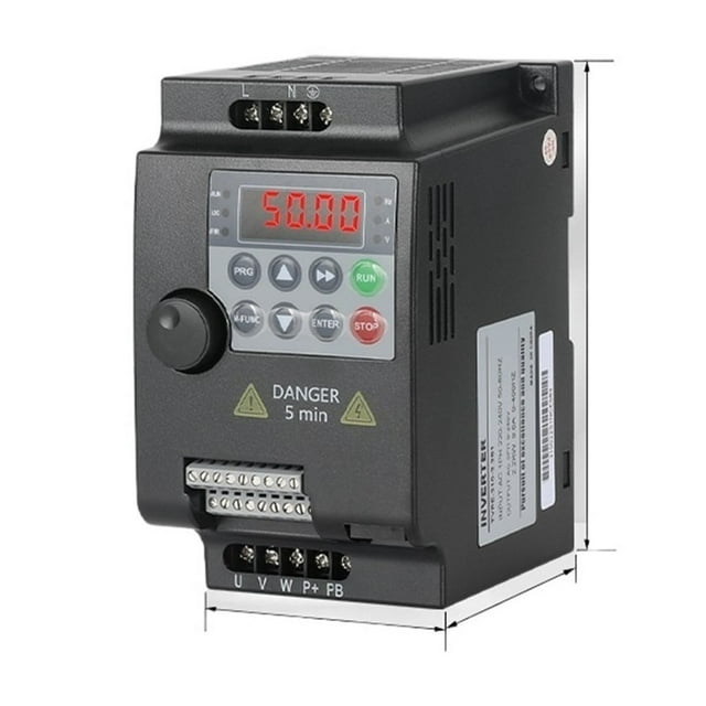 AC VFD 1-phase 220V/3Ph 380V Input To 3ph Output 220V/380V 0.75/1.5/2.2/4/5.5KWfrequency Converter Inverter For Control Motor ,Clear Interface
