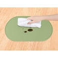 thumbnail image 3 of REGALWOVEN 6 Pack Silicone Placemats for Kitchen Dining Table Decor Washable Heat Resistant Table Placemats Wipeable Table Mat Green 15*10in, 3 of 7