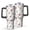 Pioneer Flower Floral-3, variant on 40oz Pioneer Flower Floral Print Pattern Insulated Tumbler with Handle, BPA-Free Leak Proof Lid and Straws, Double Wall Vacuum, Hot 12h/Cold 34h