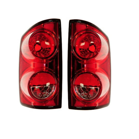 Tail Light Assembly Set 2 Piece - Compatible with 2007 - 2008 Dodge Ram 1500