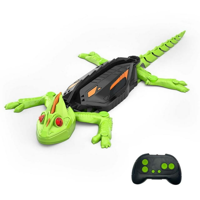 SharkTRUE New Rechargeable Remote Control Toys Electric Intelligent Gecko Crawler Bionic Mechanical Robot Climbs Up Walls Toys Gift
