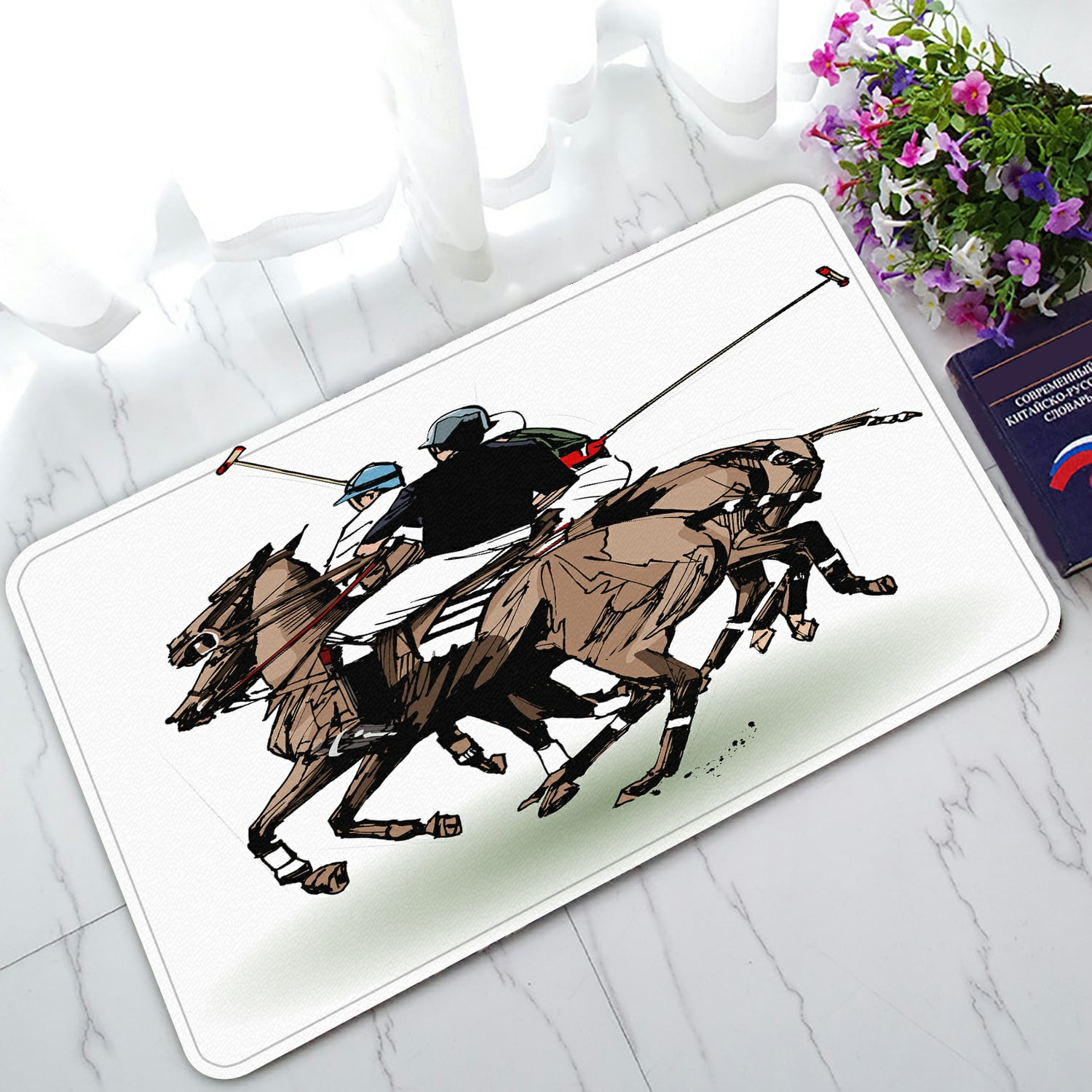 Pink Horse Green Unicorn Kitchen Rugs Runner Rug 2' x 6' Bathroom Carpets Non-Slip Soft Doormats Bath Carpet Runner Area Mat Rug for Hallway Entry Pink Horse Green Unicorn Kitchen Rugs Runner Rug 2' x 6' Bathroom Carpets Non-Slip Soft Doormats Bath Carpet Runner Area Mat Rug for Hallway Entry