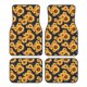 thumbnail image 1 of Fotbe Navy Blue Plaid Sunflower Juego de 4 Tapetes para Auto con Estampado – Alfombrillas de Goma Reforzada, Diseño Antideslizante, Protección para Todo el Año – Vehículos, Autos, Camionetas y SUVs, 1 of 7