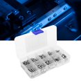 thumbnail image 3 of Écrou à Vis, 200Pcs Nickel Placage Quincaillerie Outil Vis Écrou Kit pour Instrument Classé, 3 of 8