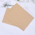thumbnail image 1 of TEHAUX Loose Leaf Paper 3 Packages Rectangular Khaki A6 Size For Students Staff Daily Use Office, 1 of 8