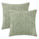 thumbnail image 1 of Juego de 2 fundas de almohada con patrón suave para decoración del hogar, 18 x 18 pulgadas, 1 of 5