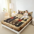 thumbnail image 5 of Homewish Vintage Cola Twin Sheet Sets for Kids, Retro Cola Bottle Twin Fitted Sheet, Summer Holiday Party Flat Sheet, Luxury Bedroom Decor, 3pcs, 5 of 8