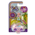 thumbnail image 5 of Polly Pocket Bunny Rabbit Vehicle Set, Micro Doll with Themed Die-cast Car & Pet Bunny Figure, 5 of 5