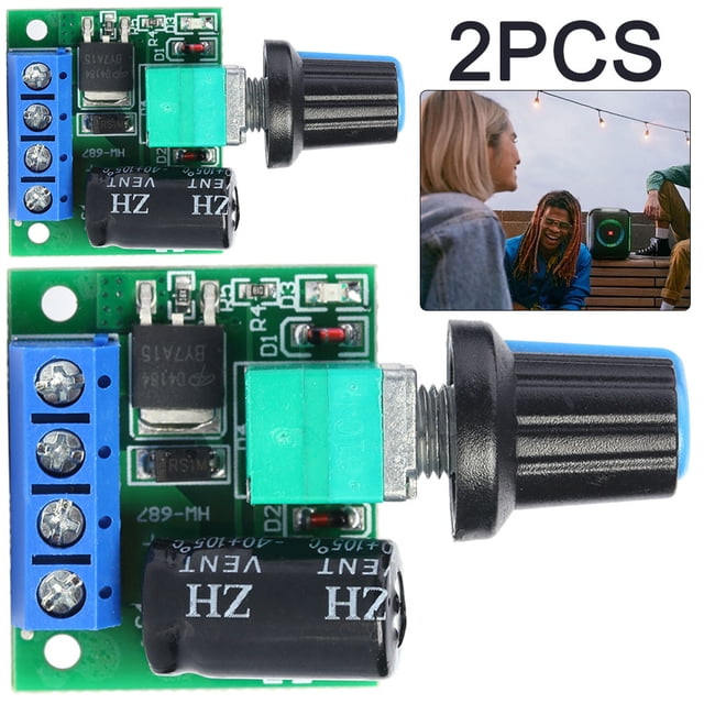 Módulo controlador velocidad del PWM 2 uds. 5A 90W 5V-35V interruptor regulador voltaje