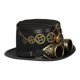 thumbnail image 5 of Steampunk Top Hat Disfraz Gótico Hecho a mano con gafas Rústico Brújula Punk Diadema Sombreros para fiesta Halloween Cosplay Mujeres Hombres Accesorio 60-61cm Sunnimix Sombrero de copa Steampunk, 5 of 8