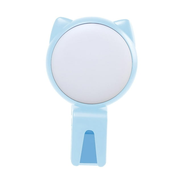 lionlar Selfie Rings Light 9-Level Adjustable Brightness with 32 LED USB Photo Light for Phone Camera Mom Day Gifts Blue