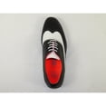 thumbnail image 6 of Men's Shoes The Priority L TAYNO Leather Wingtip Dressy Sneaker Black/White, 6 of 8