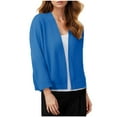 thumbnail image 1 of Simua Cardigans en Tricot Ouverts pour Femmes Mode Manches Longues Chandails Doux Manteaux d'Extérieur, 1 of 5