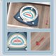thumbnail image 3 of Juego de aros de baloncesto de pared Zulema con mini pelotas de baloncesto Azul, 3 of 8
