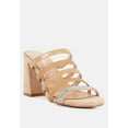thumbnail image 6 of Peaches Strapped Rhinestone Embellished Sandals, 6 of 11
