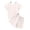 Pink, variant on REDARER Kids Hand Painted Homewear Short Sleeve T Shirt Shorts Set Stripe Pajama Sets for Boy and Girl,6-7 Years
