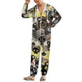 thumbnail image 2 of Chococat Unisex Onesie Pajamas Zipper Jumpsuit Hooded One Piece Sleepwear for Family Mens Womens, 2 of 8