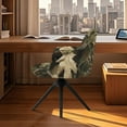 thumbnail image 3 of Whosucclay Forest Camo Hunting Print Swivel Accent Chair Covers Removable Dining Chair Cover Stretch Accent Office Desk Chair Sliopcover Washable Swivel Arm Chair Protector for Home Office, 3 of 7