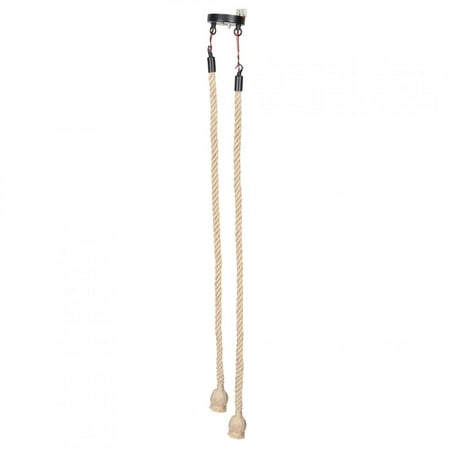 

2024 Vintage E27 Hemp Rope Pendant Light Household Bar Hanging Chandelier Decoration 85V-265V p