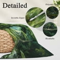 thumbnail image 2 of Forest Pillow Covers, Linen Long Throw Pillow Case, Nature Green Tree Spring Scenic Woodland Holiday Pillow Protector Decorative Cushion Cover for Living Room/Bedroom 20" x 26", 2 of 8