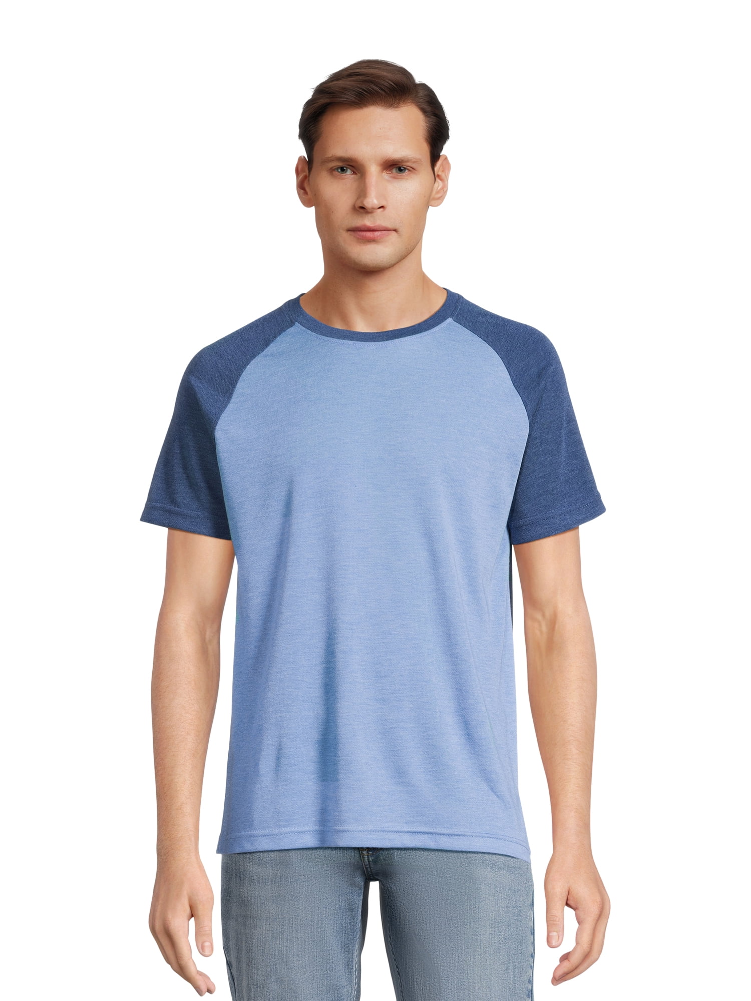 George Men's & Big Men's 2-Pack Raglan Sleeve Tee, Sizes S-3XL