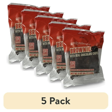 (5 pack) Otis Spunkmeyer Individually Wrapped Brownie Value Pack 12 Count