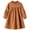 Brown-4dCSX, variant on JFOPQVSM Toddler Kids Baby Girl Dress Long Sleeve Solid Color Casual Dresses Girls Fall Winter Outfit Clothes