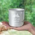 thumbnail image 5 of 300ML Picnic Cup Ultra-light Hiking Mug Outdoor Kitchen Equipment Sport Supplies (Silver), 5 of 8