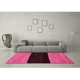 thumbnail image 3 of Ahgly Company Indoor Rectangle Abstract Pink Modern Area Rugs, 5' x 7', 3 of 4