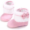 thumbnail image 4 of Newborn Baby Girls Boys Boots Soft Anti-Slip Sole Warm Winter Snow Booties Toddler Infant Prewalker Shoes, 4 of 7