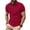 03# Wine, variant on Qwertyu Men Short Sleeve Polo Shirts for Men Golf Shirts with Pocket Casual Work Athletic Collared T-Shirts Khaki 3XL
