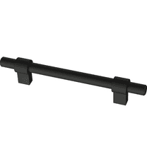 Brainerd  P44371W-FB 1 3/8" - 6 5/16" Wrapped Adjustable Cabinet Pull Flat Black