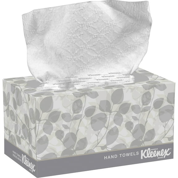 Kleenex Professional Paper Hand Towels, Bulk (01701), Premium Absorbency Pockets, Pop-Up Box, White (18 Boxes of 120 Sheets, 2,160 Sheet Total)