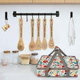 thumbnail image 2 of Numjaw Insulated Casserole Carrier for Hot or Cold Food, Casserole Travel Carry Bag with 5 Cute Wooden Spoons, Food Warmer Bag for Party/Picnic, Kitchen Accessories, Gifts for Women, 2 of 7